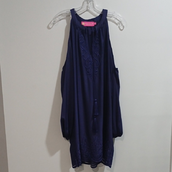 Navy Blue Macbeth Collection Dress, Sz Small, Gentle Used - Picture 1 of 8